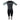 GIM Traje de Neopreno Corto Adulto 2.5mm Manga Larga Talla XXL Bicolor Negro Plateado, Ropa de Buceo Elastica Secado Rapido Proteccion de Temperatura (Medium)