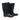 Bota Industrial Karlen, Negra con Suela Roja Antiderrapante, Hule Resistente, Puntera Reforzada, Forro de Malla, Calzado de Seguridad Unisex (Negro, Sistema tallas calzado JP, Adulto, Hombre, Medición, 27.0 cm)