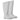 Bota Sanitaria Blanca Karlen, Calzado de Seguridad para Industria Alimentaria, PVC Antiderrapante, Impermeable, Fácil de Lavar, Unisex, Talla 30